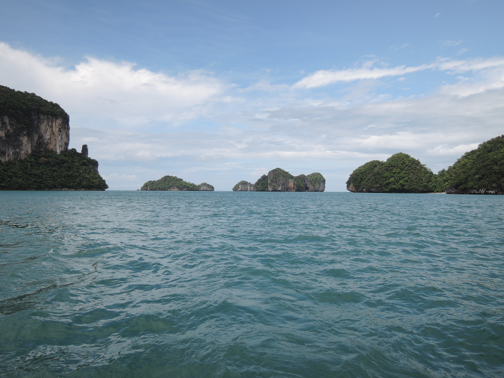 Vier der tausend Inseln im Archipel Langkawi