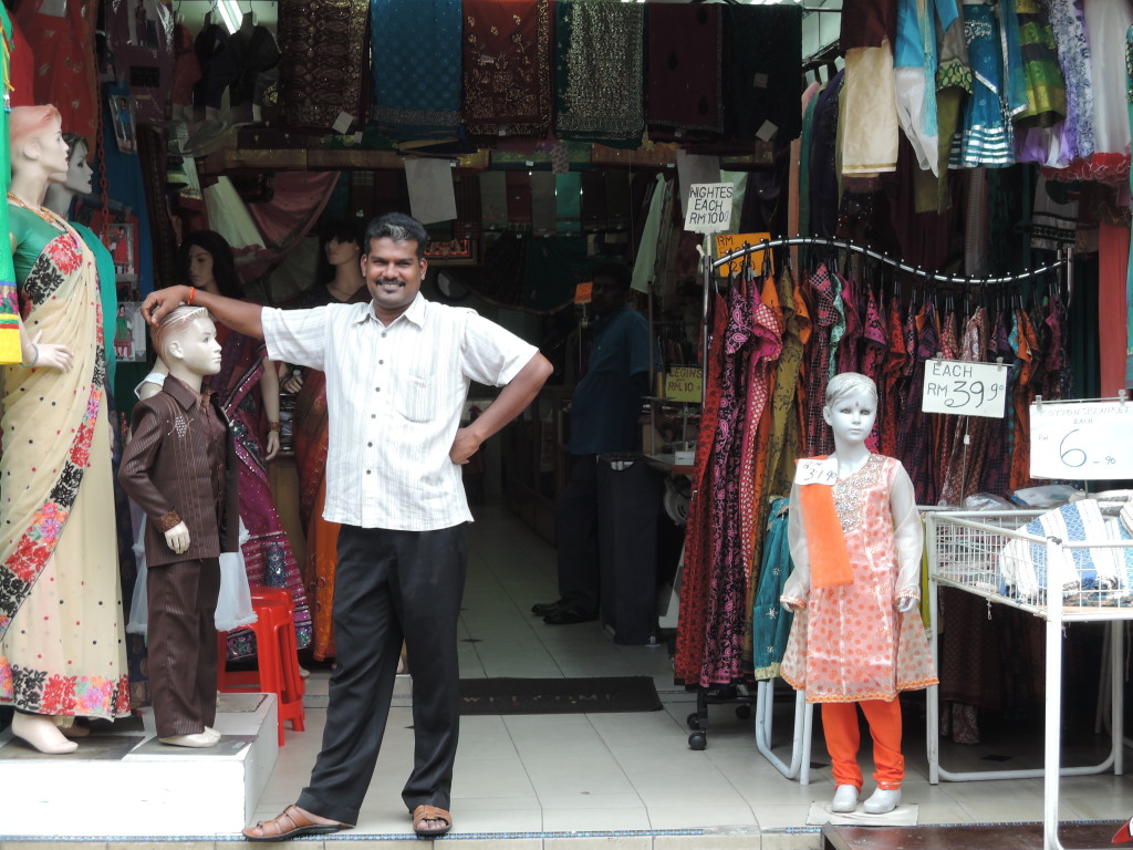 Ladenbesitzer in Little India