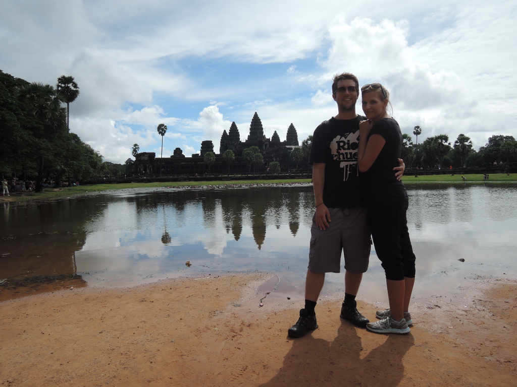 Den bekannten Foto Spot mit dem Haupttempel als Kulisse durften wir natürlich nicht auslassen