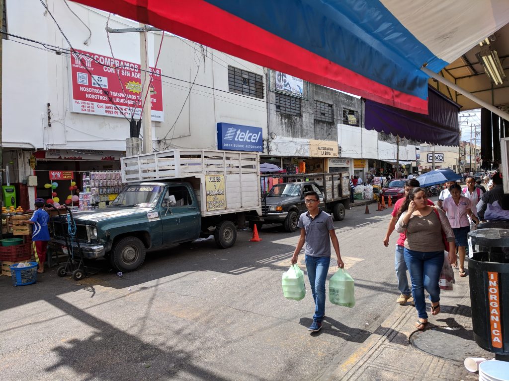 Typische Strassenszene in Merida