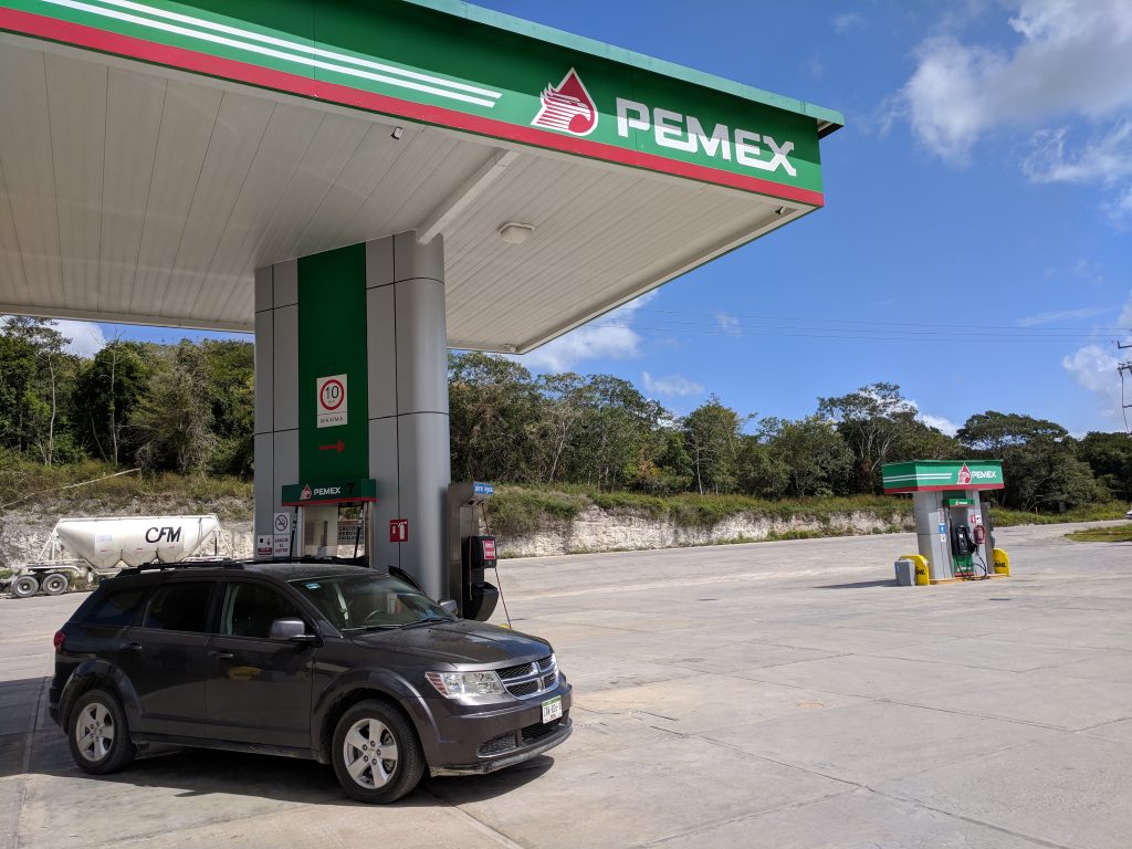 Sein bevorzugtes Jagdgebiet: Die Tankstelle...